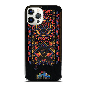 BLACK PANTHER ETHNIC PATTERN iPhone 12 Pro Case Cover