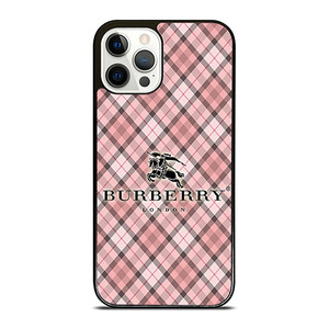 BURBERRY LONDON PINK PATTERN iPhone 12 Pro Case Cover