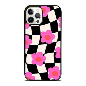 CHECKERED AESTHETIC DAISY FLOWER iPhone 12 Pro Case Cover CHECKERED AESTHETIC DAISY FLOWER iPhone 12 Pro Case Cover