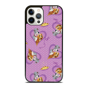 DISNEY LADY AND THE TRAMP PATTERN CARTOON iPhone 12 Pro Case Cover DISNEY LADY AND THE TRAMP PATTERN CARTOON iPhone 12 Pro Case Cover