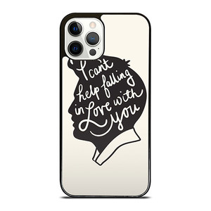 ELVIS PRESLEY SILHOUETTE QUOTES iPhone 12 Pro Case Cover