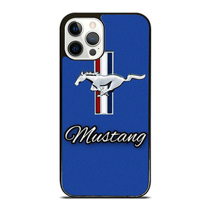 FORD MUSTANG BLUE EMBLEM iPhone 12 Pro Case Cover