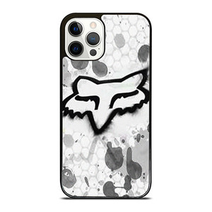 FOX RACING WHITE BRUSHED LOGO iPhone 12 Pro Case Cover
