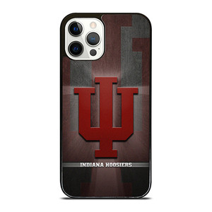 INDIANA HOOSIERS BASKETBALL METAL LOGO iPhone 12 Pro Case Cover