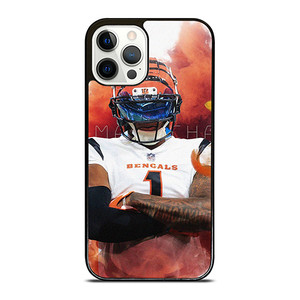 JA'MARR CHASE CINCINNATI BENGALS FOOTBALL iPhone 12 Pro Case Cover