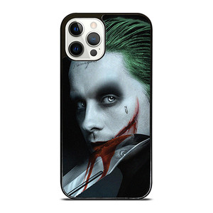 JOKER JARED LETO SCARY KNIFE iPhone 12 Pro Case Cover