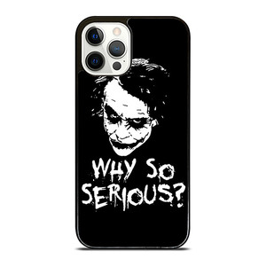 JOKER WHY SO SERIOUS ILLUSTRATION ART iPhone 12 Pro Case Cover JOKER WHY SO SERIOUS ILLUSTRATION ART iPhone 12 Pro Case Cover