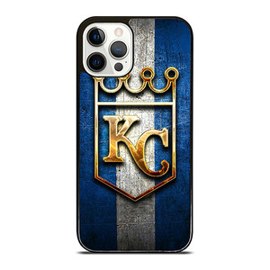 KANSAS CITY ROYALS GOLD EMBLEM iPhone 12 Pro Case Cover