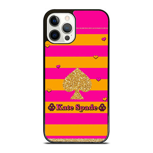 KATE SPADE PINK ORANGE STRIPE iPhone 12 Pro Case Cover KATE SPADE PINK ORANGE STRIPE iPhone 12 Pro Case Cover