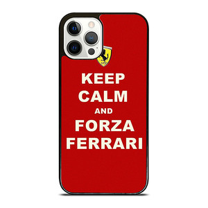 KEEP CALM AND FORZA FERRARI iPhone 12 Pro Case Cover KEEP CALM AND FORZA FERRARI iPhone 12 Pro Case Cover