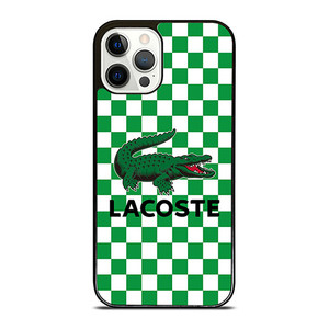 LACOSTE CHECKERBOARD LOGO iPhone 12 Pro Case Cover LACOSTE CHECKERBOARD LOGO iPhone 12 Pro Case Cover