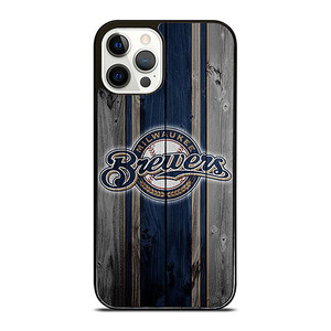 MILWAUKEE BREWERS BASEBALL WOODEN LOGO iPhone 12 Pro Case Cover MILWAUKEE BREWERS BASEBALL WOODEN LOGO iPhone 12 Pro Case Cover