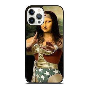 MONA LISA WONDER WOMAN iPhone 12 Pro Case Cover MONA LISA WONDER WOMAN iPhone 12 Pro Case Cover