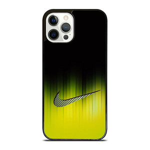 NIKE YELLOW BLACK LOGO iPhone 12 Pro Case Cover NIKE YELLOW BLACK LOGO iPhone 12 Pro Case Cover
