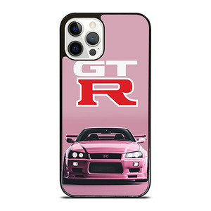 NISSAN GTR R34 PINK iPhone 12 Pro Case Cover