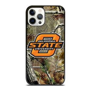 OKLAHOMA STATE UNIVERSITY CAMO LOGO iPhone 12 Pro Case Cover