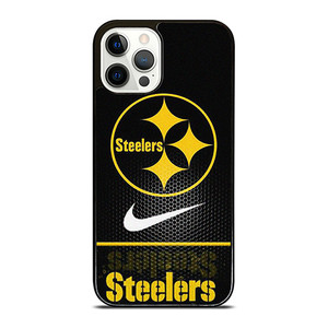 PITTSBURGH STEELERS CARBON NIKE iPhone 12 Pro Case Cover PITTSBURGH STEELERS CARBON NIKE iPhone 12 Pro Case Cover