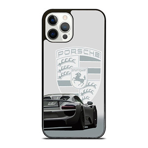 PORSCHE STUTTGART 918 SPYDER POSTER WHITE iPhone 12 Pro Case Cover