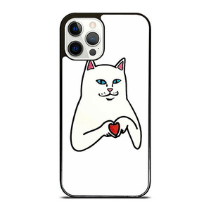 RIPNDIP CAT LOVE SIGN iPhone 12 Pro Case Cover RIPNDIP CAT LOVE SIGN iPhone 12 Pro Case Cover