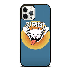 RIPNDIP THE CAT CARTOON iPhone 12 Pro Case Cover RIPNDIP THE CAT CARTOON iPhone 12 Pro Case Cover