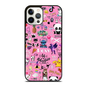 ROXY CARTOON PINK COLLAGE iPhone 12 Pro Case Cover ROXY CARTOON PINK COLLAGE iPhone 12 Pro Case Cover