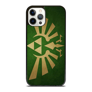 TRIFORCE LEGEND OF ZELDA GREEN LOGO iPhone 12 Pro Case Cover TRIFORCE LEGEND OF ZELDA GREEN LOGO iPhone 12 Pro Case Cover