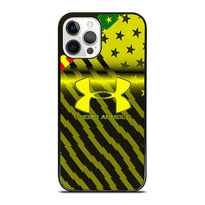 UNDER ARMOUR AMERICAN FLAG YELLOW iPhone 12 Pro Case Cover UNDER ARMOUR AMERICAN FLAG YELLOW iPhone 12 Pro Case Cover