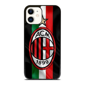 AC MILAN FOOTBALL TEAM FLAG iPhone 12 Case Cover