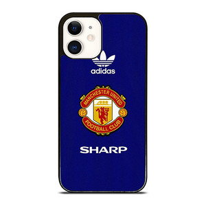 ADIDAS MANCHESTER UNITED SHARP RETRO LOGO iPhone 12 Case Cover ADIDAS MANCHESTER UNITED SHARP RETRO LOGO iPhone 12 Case Cover