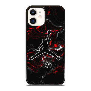 AIR JORDAN MELTED MARBLE LOGO iPhone 12 Case Cover