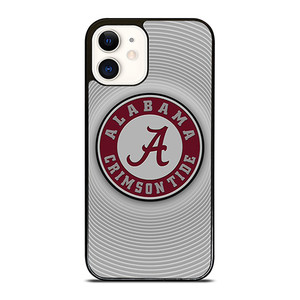 ALABAMA CRIMSON TIDE CIRCLE TEXTURE iPhone 12 Case Cover ALABAMA CRIMSON TIDE CIRCLE TEXTURE iPhone 12 Case Cover