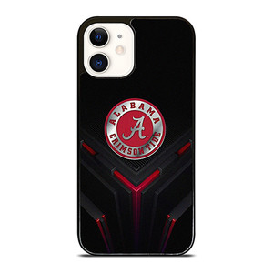 ALABAMA CRIMSON TIDE METAL BADGE iPhone 12 Case Cover