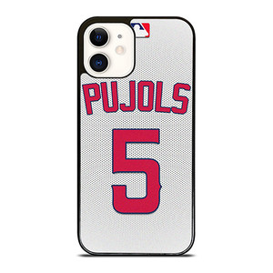 ALBERT PUJOLS SAINT LOUIS CARDINALS BASEBALL iPhone 12 Case Cover ALBERT PUJOLS SAINT LOUIS CARDINALS BASEBALL iPhone 12 Case Cover