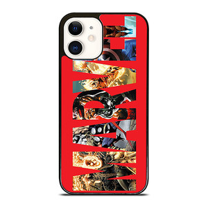 ALL MARVEL SUPERHERO LOGO iPhone 12 Case Cover ALL MARVEL SUPERHERO LOGO iPhone 12 Case Cover