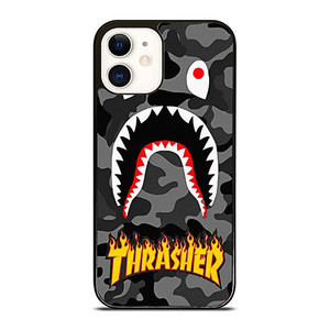 BAPE SHARK THRASHER CAMO iPhone 12 Case Cover