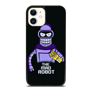 BENDER FUTURAMA THANOS THE MAD ROBOT iPhone 12 Case Cover BENDER FUTURAMA THANOS THE MAD ROBOT iPhone 12 Case Cover