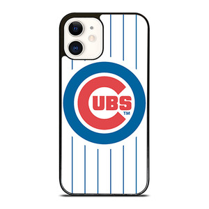 CHICAGO CUBS BASEBALL TEAM STRIPE iPhone 12 Case Cover CHICAGO CUBS BASEBALL TEAM STRIPE iPhone 12 Case Cover