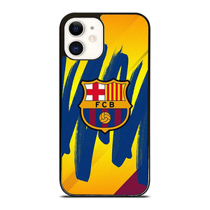 FC BARCELONA BRUSHED LOGO iPhone 12 Case Cover FC BARCELONA BRUSHED LOGO iPhone 12 Case Cover