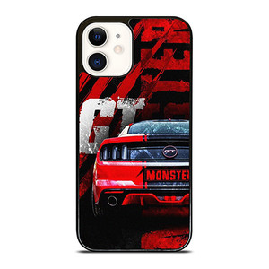 FORD MUSTANG GT RED MONSTER iPhone 12 Case Cover FORD MUSTANG GT RED MONSTER iPhone 12 Case Cover