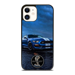 FORD MUSTANG SHELBY BLUE iPhone 12 Case Cover FORD MUSTANG SHELBY BLUE iPhone 12 Case Cover