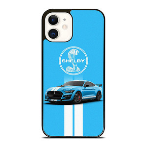 FORD SHELBY BLUE LOGO iPhone 12 Case Cover FORD SHELBY BLUE LOGO iPhone 12 Case Cover