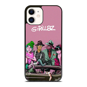 GORILLAZ BAND PINK iPhone 12 Case Cover GORILLAZ BAND PINK iPhone 12 Case Cover