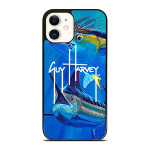 GUY HARVEY FISHING LOGO iPhone 12 Case Cover GUY HARVEY FISHING LOGO iPhone 12 Case Cover