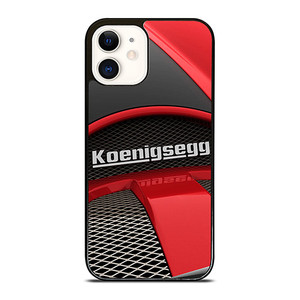 KOENIGSEGG SUPERCAR RED EMBLEM iPhone 12 Case Cover KOENIGSEGG SUPERCAR RED EMBLEM iPhone 12 Case Cover