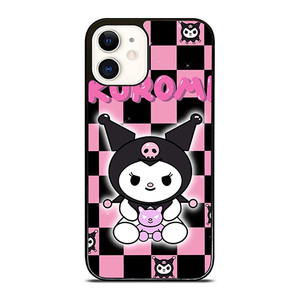 KUROMI HELLO KITTY CAT CARTOON iPhone 12 Case Cover KUROMI HELLO KITTY CAT CARTOON iPhone 12 Case Cover