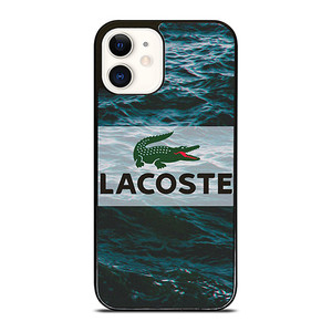 LACOSTE CROCODILE SEA LOGO iPhone 12 Case Cover LACOSTE CROCODILE SEA LOGO iPhone 12 Case Cover