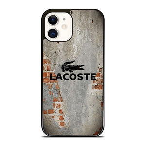 LACOSTE GRUNGE WALL LOGO iPhone 12 Case Cover