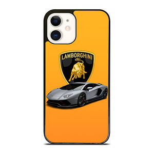 LAMBORGHINI ORANGE EMBLEM iPhone 12 Case Cover