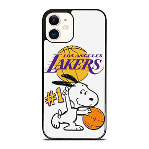LOS ANGELES LAKERS SNOOPY BASKETBALL iPhone 12 Case Cover LOS ANGELES LAKERS SNOOPY BASKETBALL iPhone 12 Case Cover