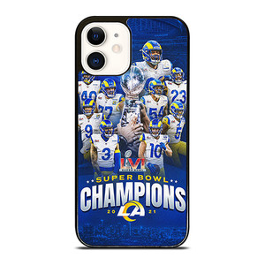 LOS ANGELES RAMS NFL CHAMPIONS 2021 iPhone 12 Case Cover